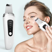 Ultrasonic Skin Scrubber Spatula – Deep Cleansing, Exfoliating & Lifting Facial Tool